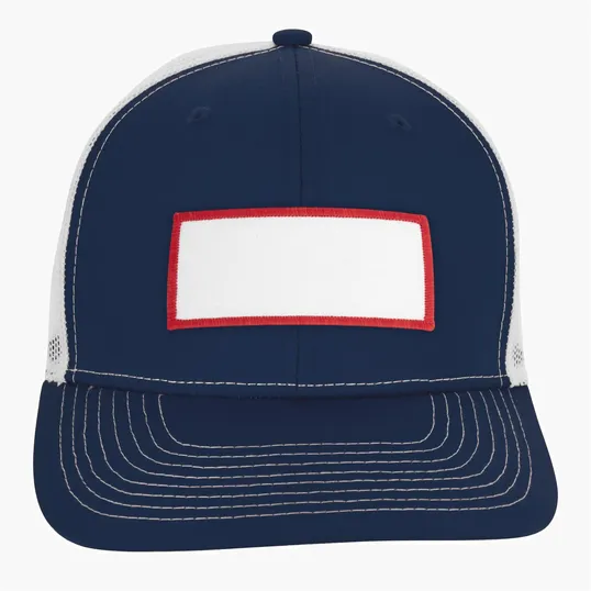 Snapback Meshback Trucker Cap with Pre-Curved Visor — view 44