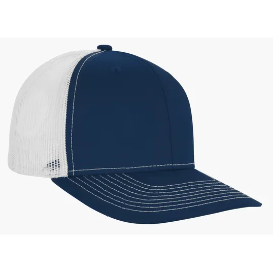 Snapback Meshback Trucker Cap with Pre-Curved Visor — view 11