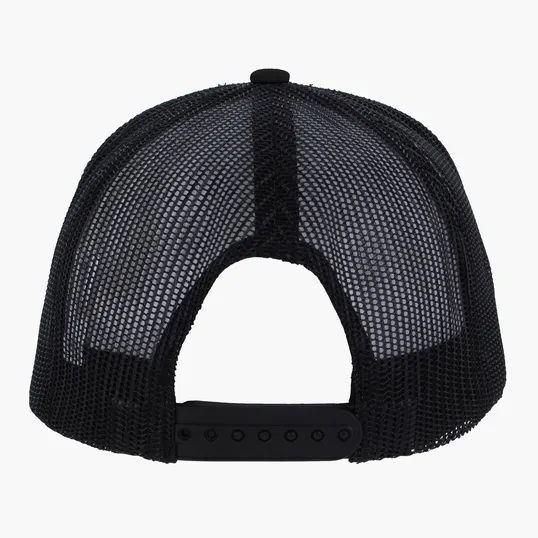 Snapback Meshback Trucker Cap with Pre-Curved Visor — view 3