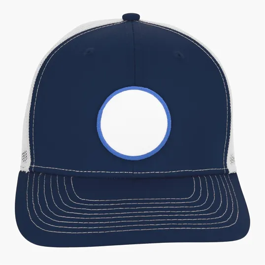 Snapback Meshback Trucker Cap with Pre-Curved Visor — view 47