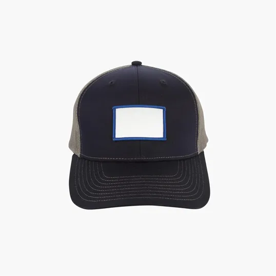 Snapback Meshback Trucker Cap with Pre-Curved Visor — view 49
