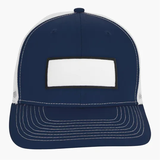 Snapback Meshback Trucker Cap with Pre-Curved Visor — view 35