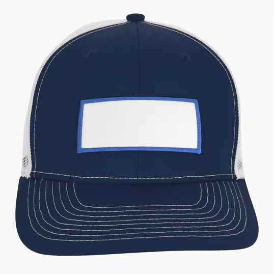 Snapback Meshback Trucker Cap with Pre-Curved Visor — view 48