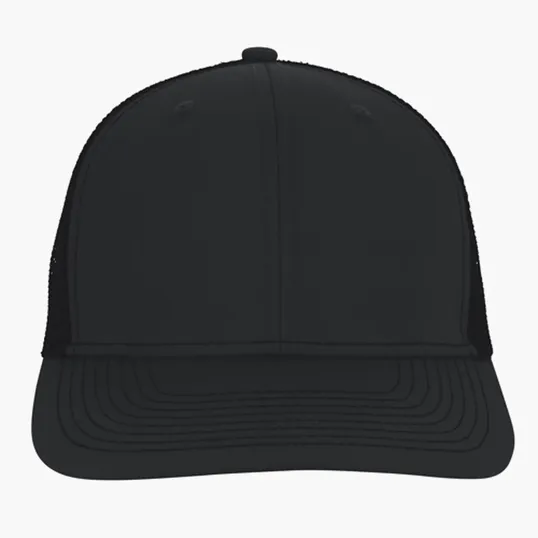 Snapback Meshback Trucker Cap with Pre-Curved Visor — view 30