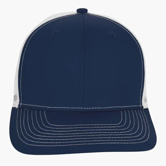 Snapback Meshback Trucker Cap with Pre-Curved Visor — view 52