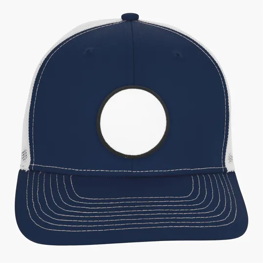 Snapback Meshback Trucker Cap with Pre-Curved Visor — view 34