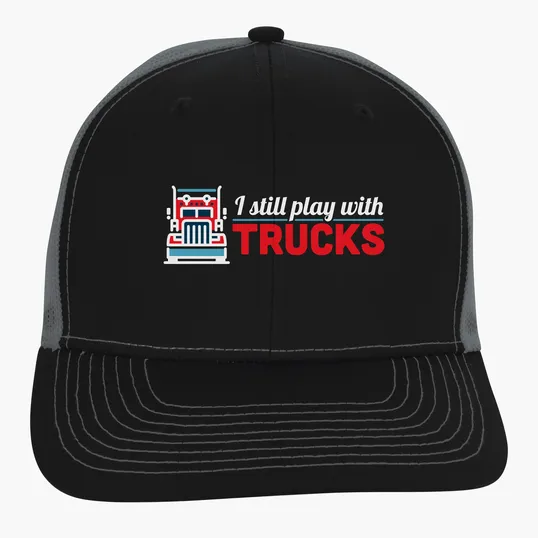 Snapback Meshback Trucker Cap with Pre-Curved Visor — view 26