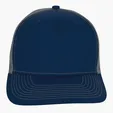 Snapback Meshback Trucker Cap with Pre-Curved Visor — view 4