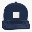 Snapback Meshback Trucker Cap with Pre-Curved Visor — view 38