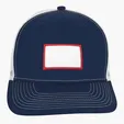 Snapback Meshback Trucker Cap with Pre-Curved Visor — view 45
