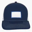Snapback Meshback Trucker Cap with Pre-Curved Visor — view 50