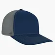 Snapback Meshback Trucker Cap with Pre-Curved Visor — view 33