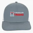 Snapback Meshback Trucker Cap with Pre-Curved Visor — view 28