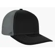 Snapback Meshback Trucker Cap with Pre-Curved Visor — view 17