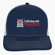 Snapback Meshback Trucker Cap with Pre-Curved Visor — view 23