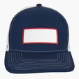 Snapback Meshback Trucker Cap with Pre-Curved Visor — view 44