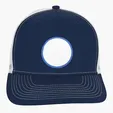 Snapback Meshback Trucker Cap with Pre-Curved Visor — view 47