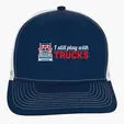 Snapback Meshback Trucker Cap with Pre-Curved Visor — view 25