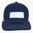 Snapback Meshback Trucker Cap with Pre-Curved Visor — view 48