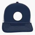 Snapback Meshback Trucker Cap with Pre-Curved Visor — view 34
