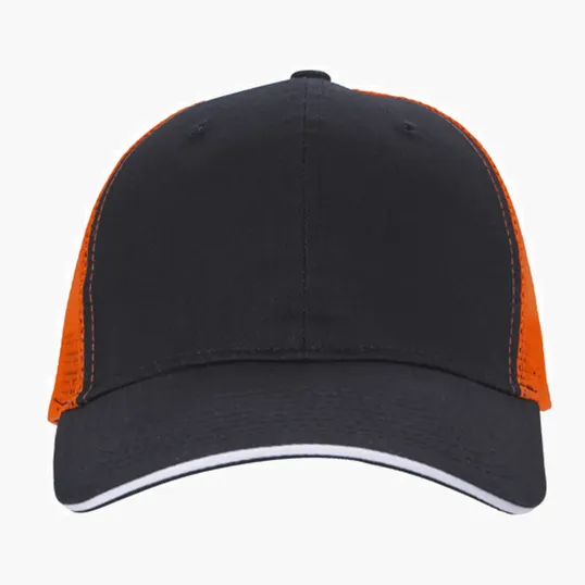 Roadster Trucker Cap with Sandwich Accent, 6-Panel Structured — view 3