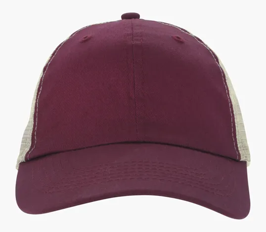 Double Nickle Trucker Meshback Cap, Unstructured Snapback — view 4