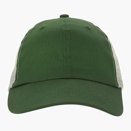 Double Nickle Trucker Meshback Cap, Unstructured Snapback — view 17