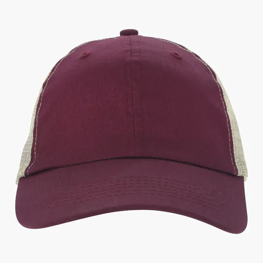 Double Nickle Trucker Meshback Cap, Unstructured Snapback — view 15