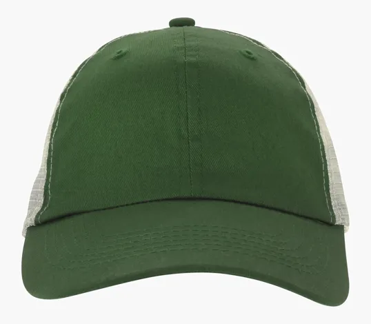 Double Nickle Trucker Meshback Cap, Unstructured Snapback — view 8