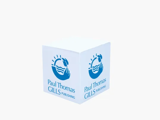 Souvenir® 3" x 3" x 3" Non-Adhesive Value Cube — view 2