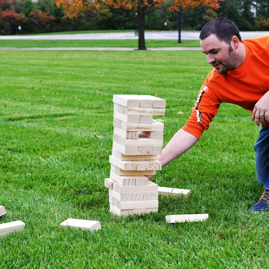 Giant Tumble Tower Game with 54 Wooden Blocks — view 2