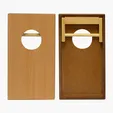 Fun On The Go Games Corn Hole Set with 2 Boards and 6 Bags