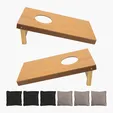 Fun On The Go Games Corn Hole Set with 2 Boards and 6 Bags — view 3