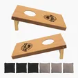Fun On The Go Games Corn Hole Set with 2 Boards and 6 Bags — view 10