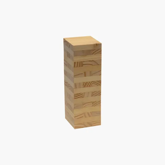 Fun On The Go Games Tumble Tower with 48 Wood Blocks — view 3