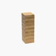 Fun On The Go Games Tumble Tower with 48 Wood Blocks — view 3