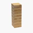 Fun On The Go Games Tumble Tower with 48 Wood Blocks — view 12