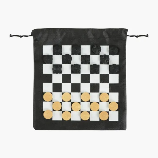 Fun On The Go Games Checkers Travel Set with Wood Checkers — view 5