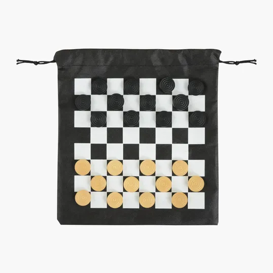 Fun On The Go Games Checkers Travel Set with Wood Checkers — view 3