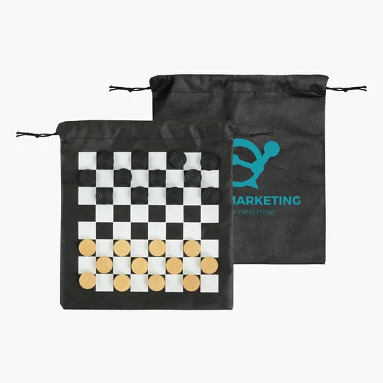Fun On The Go Games Checkers Travel Set with Wood Checkers — view 7