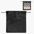 Fun On The Go Games Checkers Travel Set with Wood Checkers