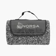 Heathered Fold-Up Blanket with Attached Carry Handle — view 6