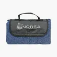 Heathered Fold-Up Blanket with Attached Carry Handle — view 10