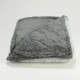 Sherpa-Backed Heathered Blanket — view 8