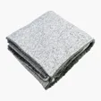 Sherpa-Backed Heathered Blanket — view 3