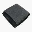 Sherpa-Backed Heathered Blanket — view 2