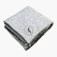 Sherpa-Backed Heathered Blanket — view 9