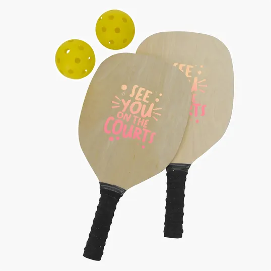 Fun On The Go Games Pickleball Set with Two Poplar Paddles — view 6