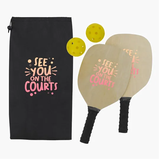 Fun On The Go Games Pickleball Set with Two Poplar Paddles — view 5