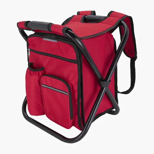 Take-n-Go Backpack Cooler Chair with Insulated Compartment — view 4